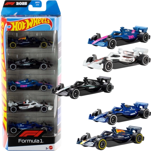 Hot Wheels Formula 1 σετ αυτοκινητακίων κλίμακας 1:64 - 5 τεμάχια