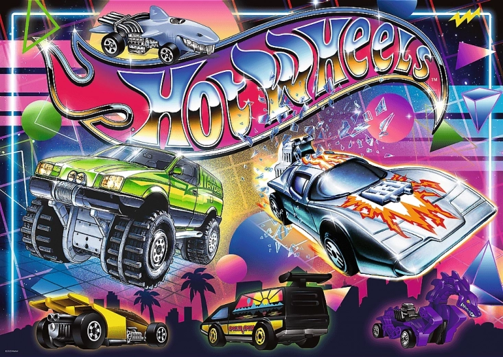 Παζλ TREFL Hot Wheels της δεκαετίας του ’80, 500 κομμάτια
