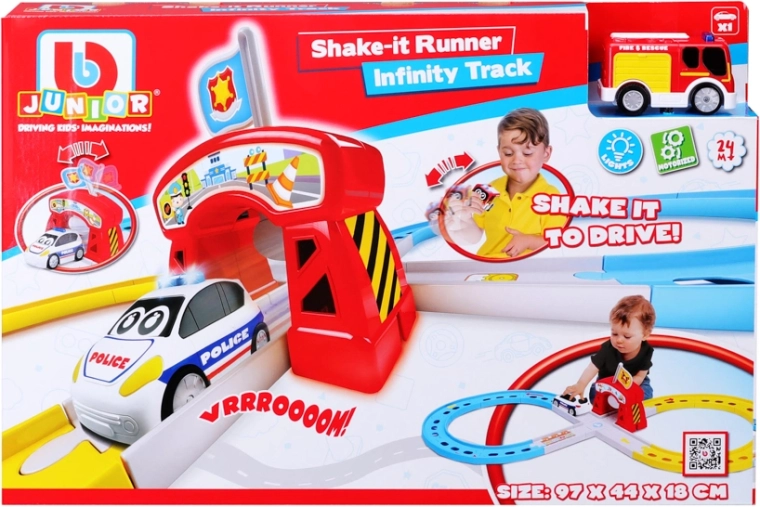 BB Junior αγωνιστική πίστα με πυροσβεστικό αυτοκινητάκι