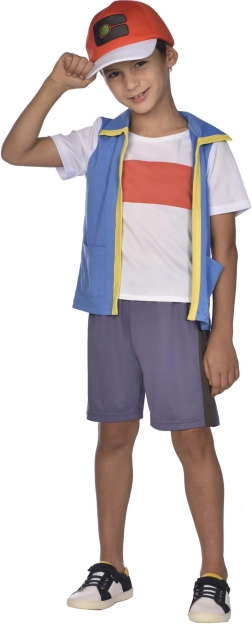 Παιδική στολή Pokemon Ash για παιδιά από 4 έως 6 ετών