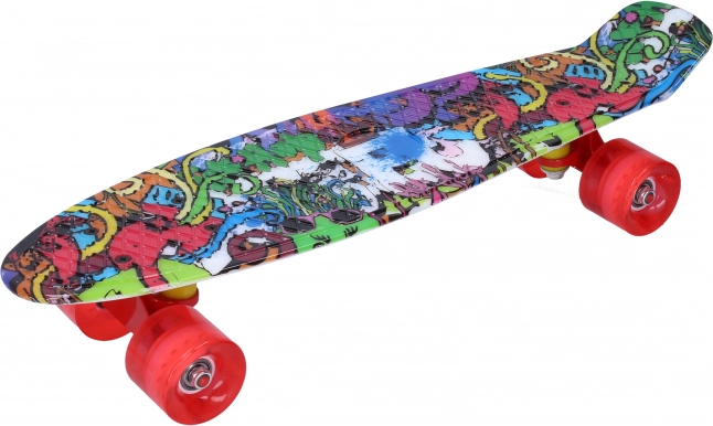Επαγγελματικό skateboard για παιδιά - πολύχρωμο