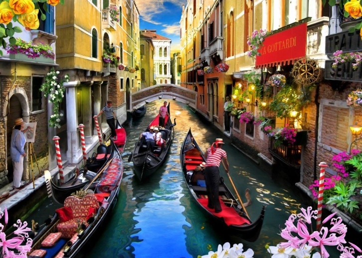 Παζλ Βαρκάρηδες της Βενετίας 500 κομμάτια