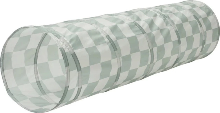 3 Sprouts παιδικό τούνελ παιχνιδιού recycled checkerboard green