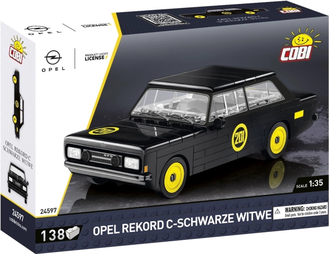Cobi Opel Rekord C "Schwarze Witwe" (Černá vdova) 1:35 – σετ κατασκευής μοντέλου αυτοκινήτου