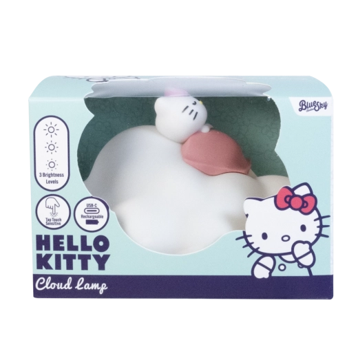 Φωτάκι νυκτός Hello Kitty σε σχήμα σύννεφου, αφής και επαναφορτιζόμενο