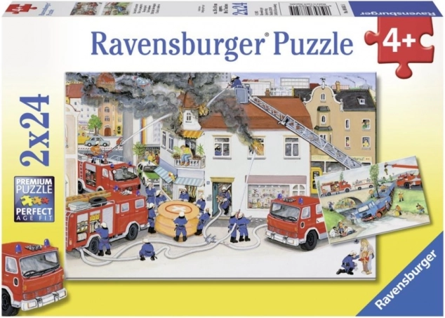 Παζλ Ravensburger Πυροσβεστικός Σταθμός 2x24 κομμάτια