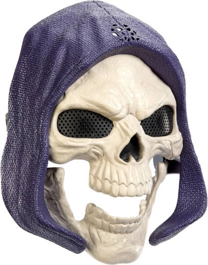 Εμβληματική εμφάνιση του Skeletor με κουκούλα