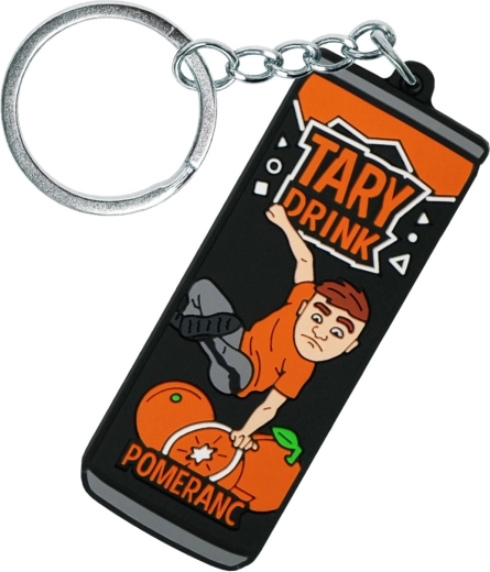 Μπρελόκ για κλειδιά Tary drink πορτοκάλι