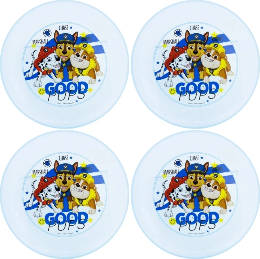 Stor σετ παιδικών πιάτων Paw Patrol μπλε (4 τεμ.)