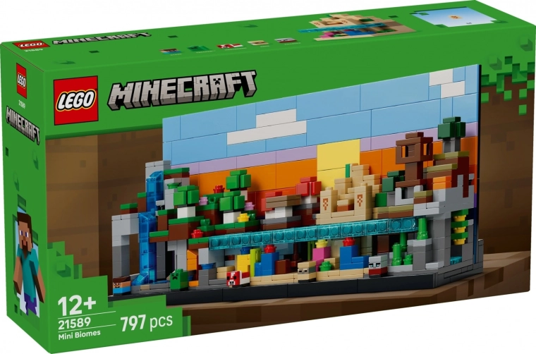 LEGO Minecraft Μινι-βιόματα σετ κατασκευής για έκθεση