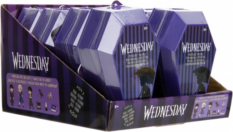 Φιγούρα Wednesday Deluxe blindpack 2,5" – μεταλλική μίνι φιγούρα σε σακουλάκι