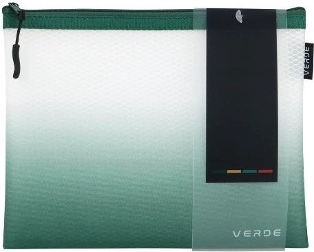 Δικτυωτός φάκελος με φερμουάρ Verde A5 πράσινος