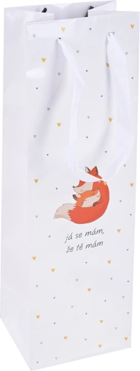 Δωροσακούλα από χαρτί «Já se mám…» 12 × 10 × 36 cm