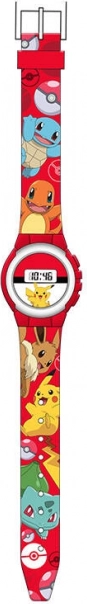 Παιδικό ψηφιακό ρολόι Pokémon κόκκινο