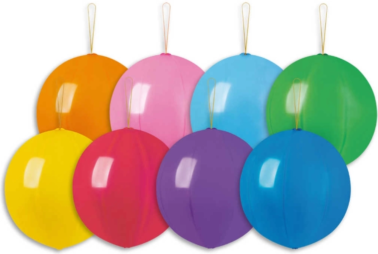 Gemar παστέλ Punch Ball μπαλόνι με λαστιχάκι 33 cm - 1 τεμάχιο