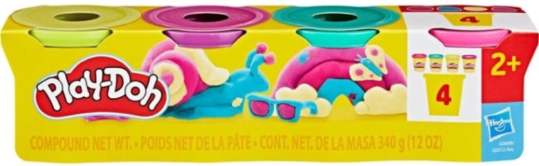 Play-Doh σετ 4 κυπελάκια πλαστελίνης 4×85 g