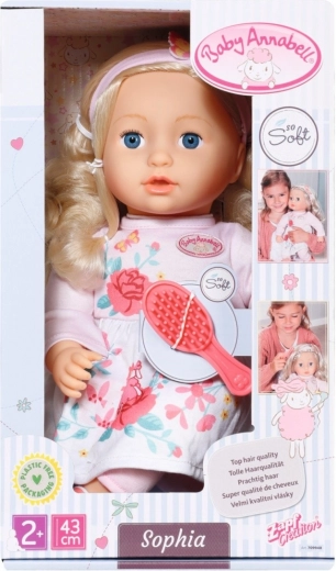 Κούκλα Sophia Baby Annabell, 43 cm