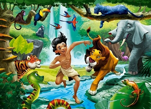 Παζλ 120 κομματιών JUNGLE BOOK