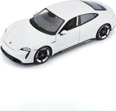 Welly Porsche Taycan Turbo S 1:24 κρεμ μοντέλο αυτοκινήτου