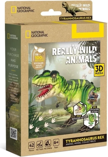 CubicFun 3D παζλ National Geographic Tyrannosaurus rex με 42 κομμάτια