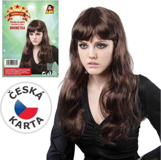Καφέ παιδική περούκα Wig