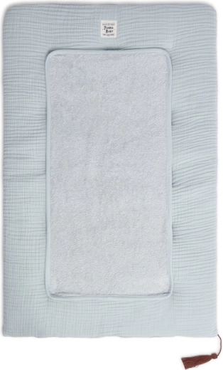 Funnababy μουσελινένιο στρωματάκι αλλαγής πάνας Dove Grey 50 × 80 cm