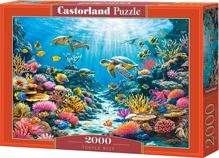 Παζλ Castorland Ύφαλος των χελωνών, 2000 κομμάτια