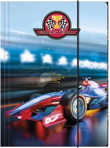 Φάκελος για τετράδια Racer team A4 με λάστιχο