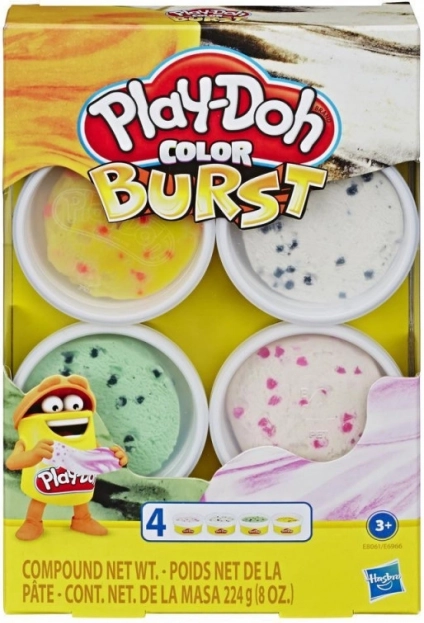 Συσκευασία πλαστελίνης PlayDoh Color Burst Παγωτό