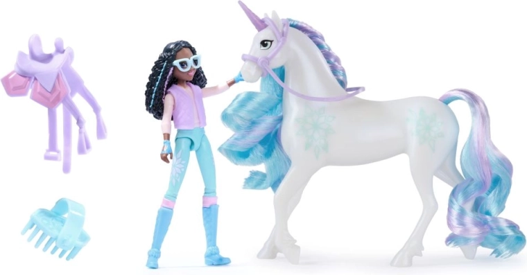 Φιγούρα Layla από το Unicorn Academy με τον μονόκερο Glacier και αξεσουάρ