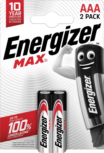 Αλκαλικές μπαταρίες Energizer Max AAA 2 τεμ.