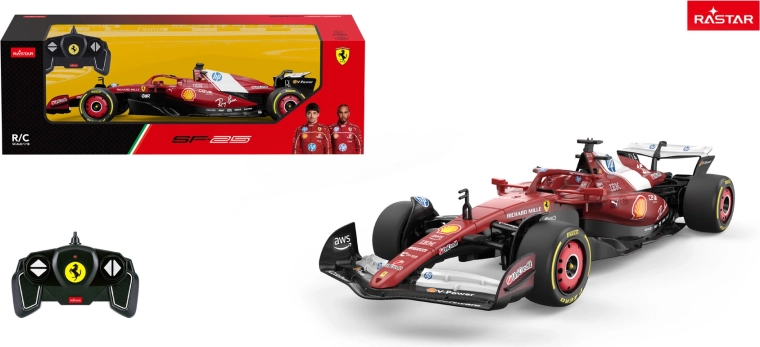 Τηλεκατευθυνόμενο αυτοκίνητο Ferrari SF-25 1:18 κόκκινο Rastar
