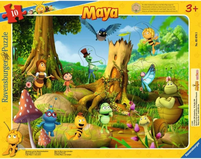 Ravensburger ένθετο puzzle Μέλισσα Μάγια – παζλ 10 κομματιών