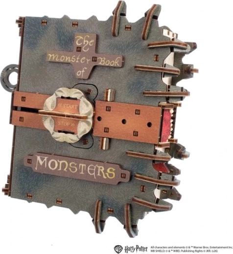 Ugears ξύλινο μηχανικό 3D κιτ συναρμολόγησης Harry Potter Monster Book of Monsters