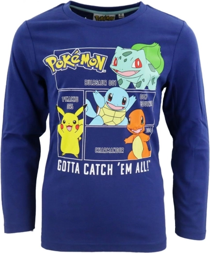Σκούρο μπλε μπλουζάκι Pokémon