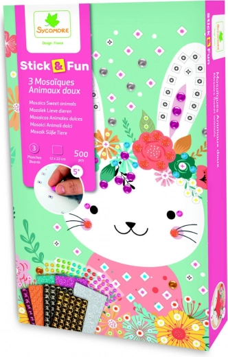 Stick & Fun - Μικρό μωσαϊκό Χαριτωμένα ζωάκια