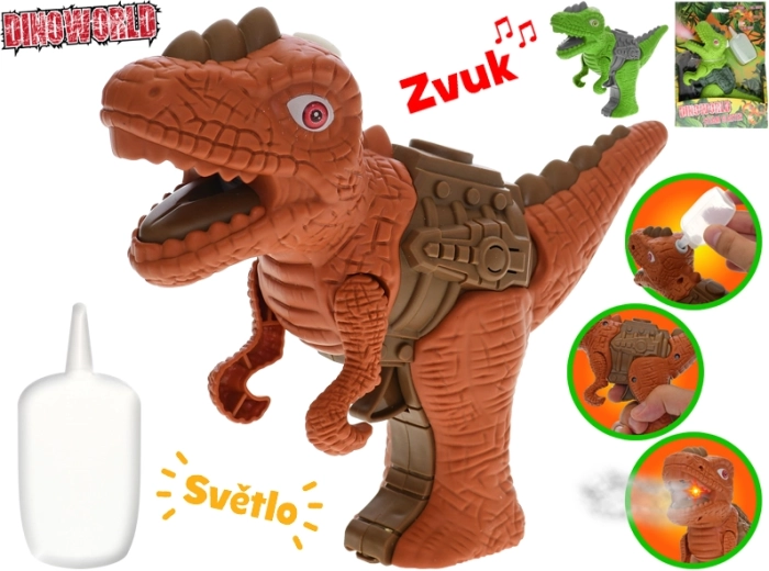 Διαδραστικός δεινόσαυρος με ατμό Dinoworld 17 cm