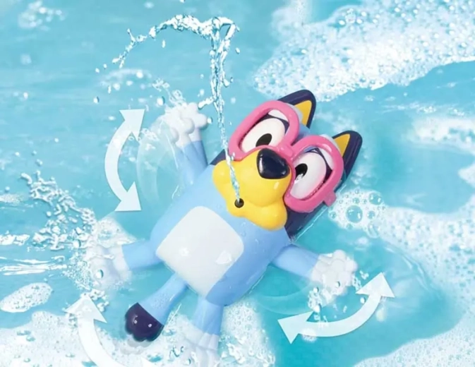 Διασκέδαση στη μπανιέρα χάρη στο μοτίβο Bluey
