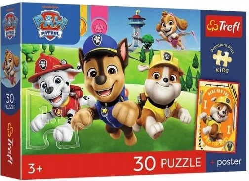 Παζλ Premium Plus Kids psiaki w drodze – 30 κομμάτια