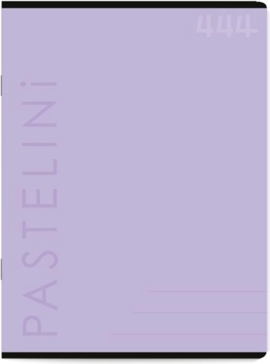 Τετράδιο A4 PASTELINI μωβ ριγέ, 40 φύλλα