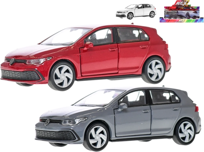 Μεταλλικό μοντέλο αυτοκινήτου Volkswagen Golf 8 GTI με μηχανισμό pull-back