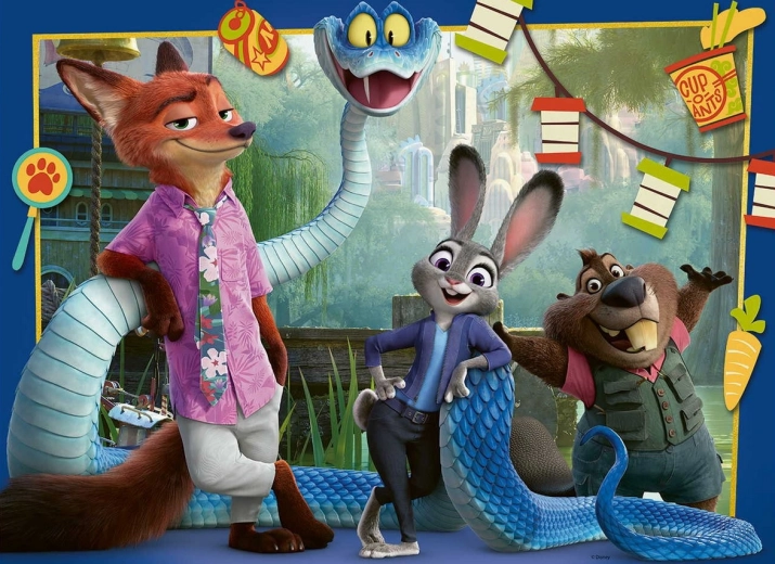 Παζλ Ravensburger Zootropolis: Η πόλη των ζώων XXL 100 κομμάτια
