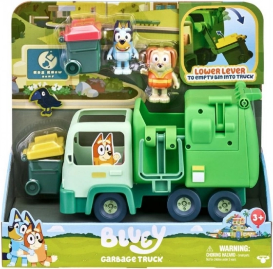 Απορριμματοφόρο BLUEY με 2 φιγούρες