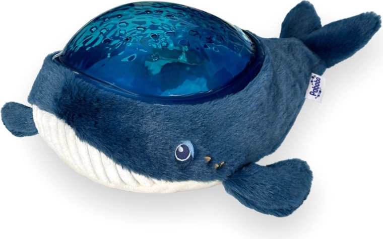 Pabobo Aqua Dream βελούδινη φάλαινα – νυχτερινός προβολέας με μελωδίες