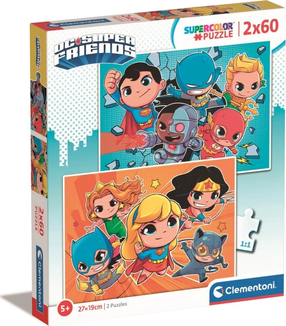 Παζλ DC Super Friends 2x60 κομμάτια από Clementoni
