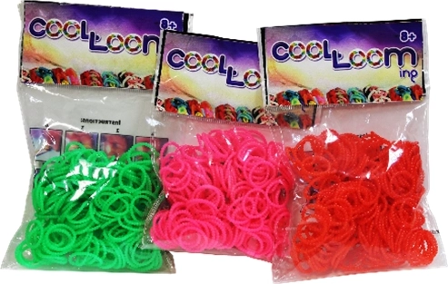 Λαστιχάκια για βραχιολάκια COOL LOOM – σετ 100 τεμ.