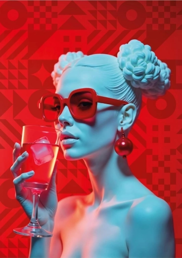 Παζλ ART PUZZLE WOWO Series: Crimson κοκτέιλ 1000 κομμάτια