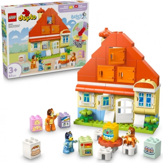 LEGO® DUPLO® 10459 Σπίτι Bluey και παιχνίδι μνήμης