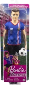 Barbie Ken ποδοσφαιριστής με μπλε φανέλα