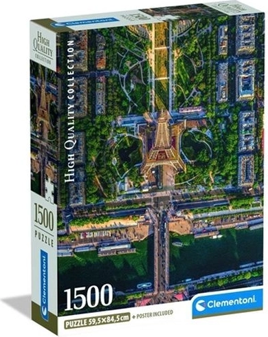 Παζλ Clementoni Flying Over Paris 1500 κομματιών